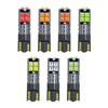 YOBIS modificado T10-3030-10 lente lámpara pequeña lámpara de placa de matrícula lado de puerta LED lámpara indicadora de ancho lectura señal de giro