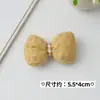 Inverno Novo Tecido DIY Algodão Estéreo Preenchido Laço Acessórios de Cabelo para Menina Acessórios de Roupa Meias Luvas Acessórios