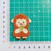 Nuevo Parche Bordado de Peluche de Oveja de Dibujos Animados Accesorios para Bolsos DIY Decoraciones para Bufandas Accesorios para Ropa Infantil