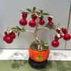 Adornos de Caqui de Año Nuevo para la Buena Suerte, Decoraciones Creativas para la Atmósfera del Festival de Primavera, Frutas Artificiales para Decoración de Mesa para Sala de Estar y Oficina