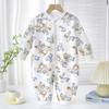 Mameluco de Algodón Puro sin Costuras para Recién Nacido Ropa de Bebé para Principios de Otoño Mono para Bebé Ropa de Casa Pijamas Traje para Gatear