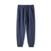 Calça Jogger Casual de Algodão para Primavera e Outono, Solta, com Forro de Veludo e Cordão, Roupa Externa Grossa de Outono e Inverno para Mulheres, Novo Estilo, Calça de Moletom Esportiva Emagrecedora com Punho