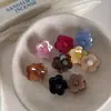 Presilha de garra colorida em acetato, mini presilha de cabelo pequena de alta qualidade, presilha de garra pequena lateral, presilha tubarão feminina, acessório de cabelo