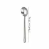 Venta al por mayor de cucharas de titanio puro del fabricante. Diseño creativo de flor de hielo y cristal, mango hueco, cuchara de sopa estilo coreano para uso en casa y restaurante
