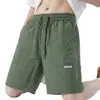 Shorts Finos de Seda Gelada Masculino de Verão, Shorts de Basquete Soltos de Secagem Rápida, Shorts Esportivos Casuais