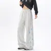 Otoño 2026 Nuevo Pantalón Casual Americano Holgado con Estampado de Estrellas para Hombre Pantalón Largo de Alta Gama para Adolescentes Moderno