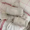 Bolsa de boliche de gran capacidad estilo japonés, bolso de hombro casual para mujer, versátil, portátil, ligero y se puede usar cruzado.