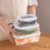 Caixa de conservação de alimentos para refrigerador, caixa de armazenamento especial para frutas, lancheira térmica, caixa selada de plástico