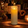 Luces de vela simuladas transfronterizas, luces de vela electrónicas LED universales, luces de vela de plástico simples, luces para ambiente festivo y de fiesta