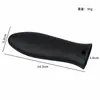 Capa de Silicone Resistente ao Calor para Cabo de Panela Anti-Queimadura Antiderrapante Manga para Cabo de Panela Capa de Silicone para Orelha de Panela Tampa de Isolamento Térmico para Cabo de Wok
