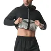 Conjunto Deportivo para Hombre Transpirable de Dos Piezas con Capucha y Mangas Largas para Fitness, Correr, Sauna, Moldeador, Traje de Entrenamiento