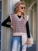 Chaleco Suéter de Comercio Exterior Europeo y Americano para Mujer 2026 Sitio Independiente de Amazon Nuevo Chaleco Suéter Jacquard Otoño e Invierno Transfronterizo