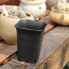 Vaso quadrado extra pequeno para suculentas Vientiane vaso de cintura alta vaso fundo vaso de doze rolos
