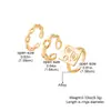 Anillo Articulado Geométrico Creativo de Cara de Bloque, Venta Caliente Transfronteriza Europea y Americana, Conjunto de Anillos Abiertos Cadena Ins