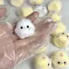 Estilo Xiaohongshu fresa arándano soufflé alto valor súper grueso celebridad de internet imitación masilla de silicona juguete de descompresión rebote