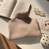 Suéter Grueso de Cuello Alto Cálido para Niños, Prendas de Punto para Niñas Mayores, Camiseta Interior Base para Bebés