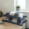 Fundas de almohada de algodón lavado clase a, algodón puro, un par de fundas de almohada grandes individuales para adultos, fundas de almohada con borde de algodón puro 48X74