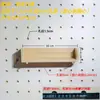 Accesorios Personalizados para Tablero Perforado, Estantes de Madera Maciza, Palitos de Madera, Cerillos de Colores, Estantes de Almacenamiento Multifuncionales, Accesorios Decorativos