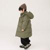 Changguo Ropa Chaqueta Larga de Plumas para Niños Ropa de Invierno para Niños Pequeños y Jóvenes Estilo Coreano Pluma de Pato Blanca Abrigo Grueso con Capucha