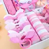 Novos Acessórios de Cabelo Infantis Conjunto de Presilhas de Cabelo Princesa 190 Peças Menina Elegante Ornatos de Cabelo Presilhas de Bebê Elásticos de Cabelo Faixas de Cabelo