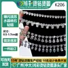 Corrente de Franja de Cristal Zircônia Marquise Gota d'Água de Alto Padrão Corrente de Diamante Coração de Pêssego Denso Garra de Cristal Diamante Decoração para Roupa Sapato Bolsa