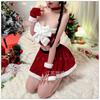 Ropa navideña sexy de alce amoroso para mujer, ropa de cosplay, túnica de batalla de Año Nuevo, traje de terciopelo dulce de celebridad de internet para actuación de Halloween