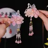 Acessórios de Cabeça Estilo Chinês Dinastia Han, Acessórios de Cabelo Estilo Antigo para Crianças, Presilha de Cabelo com Franja para Menininha, Acessórios de Fantasia Super Fada para Bebês