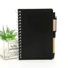 Cuaderno de espiral grueso de bobina simple estilo americano transfronterizo, alto valor estético, mininota de bolsillo portátil para apoyo a celebridades