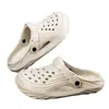 Zuecos de Suela Gruesa para Hombre, Adecuados para Conducir y Uso al Aire Libre, con una Sensación Suave y Acojinada, Diseño de Punta Cerrada, Suela de Eva, Elegantes Zapatos de Playa de Doble Propósito para Hombre