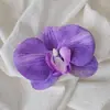 Horquilla para el cabello con cabeza de orquídea mariposa simulada, diadema de flores, tocado, accesorios para el cabello, accesorios para ropa y zapatos, materiales, accesorios, cabeza de flor simulada, flor