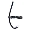 Tubo de respiración para apnea suministros de buceo frontales snorkel manguera de respiración totalmente de silicona entrenamiento de natación entrenamiento para niños