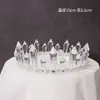 Día de San Valentín Sombrero de Cumpleaños Perla Corona para Adulto Tocado Decoración de Pastel para Niños Accesorios Decorativos Enchufe