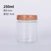 Frasco de Vidrio Bajo para Almacenamiento, Frasco Sellado para Granos, Frasco de Vidrio para Almacenamiento de Té, Cocina, Condimentos del Hogar