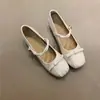 Zapatos Mary Jane de Hada Suave 2025 Nuevos Franceses Dulces Menta Azul Moño Aumentadores de Altura Zapatos de Noche