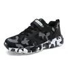 Zapatos Camuflaje para Entrenamiento Militar de Campamento de Verano 905 para Adolescentes, Zapatos Deportivos Antideslizantes para Niños, Estilo Estudiante Malla Transpirable Suela Suave Zapatos para Correr