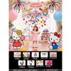 Decoración de Cumpleaños con Tablero KT de Hello Kitty, Set de Lluvia de Globos para Niños Bebés de 4 Años, Decoración de Escena de Fiesta de Gato KT de 5 Años