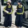 Venta al por mayor de camisetas para niñas transfronterizas, tops de manga larga, nuevo y elegante diseño de dos piezas 2026, camisetas de capa base de otoño para niños mayores