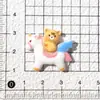 Paraíso Animal Arco-Íris Desenho Animado Cola de Creme Acessórios de Resina DIY Grampos de Cabelo Elásticos de Cabelo Chaveiro Materiais Atacado