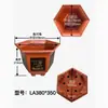 Vaso de Flor de Plástico Hexagonal Espesso para Casa, Pátio, Interior e Exterior, Vaso de Flor Resistente a Quedas e ao Sol, Tamanho Grande, Oferta Especial para Plantio de Árvores