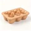 Popular Transfronterizo Miniatura Juguete Cartón de Huevos Modelo Casa de Muñecas Decoración de Casa de Muñecas Bandeja de Huevos de Resina Artificial