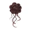 Adereço de Cabelo Trendy Dragon Whisker Bun com Presilha, Anel de Cabelo Realista, Coque Elegante de Alto Volume com Textura Natural