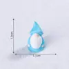 Nuevo producto transfronterizo: paisaje navideño en miniatura, Papá Noel, enano, muñeco de nieve, accesorios de decoración DIY, mini figuras
