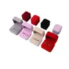 Caja para Anillo de Tela de Terciopelo de 15 Colores Propuesta Caja de Regalo para Anillo Dorado Caja de Regalo Exquisita Caja de Empaque para Anillo Doble de Pareja