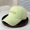Nuevo Color Claro Letra Inglesa Parte Superior Suave Lengüeta de Pato Bordado en la Visera Versátil Casual Gorra de Béisbol Japonesa Primavera y Verano