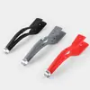 Espátula de Silicone e Pegador de Alimentos Dois em Um, Pegador de Pizza Resistente a Altas Temperaturas, Pegador Multifuncional para Peixe Frito e Churrasco Resistência a Altas Temperaturas de 180°C