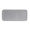 Herrajes para Bolsos DIY Fondo de Bolso Tejido Hyuna 18X8cm Base de Placa de Fondo de Cuero sin Clavos Accesorios Listos para la Venta