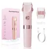 MINI Depiladora Corporal para Mujer IPX7 Recortadora de Vello Corporal Tres en Uno Nasal Portátil Pantalla Digital Epilador Facial