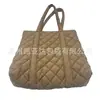 Bolsa de Tote Acolchada de Color Puro Estilo Coreano Transfronteriza de Gran Capacidad Bolso de Mano para Oficinista Bolso de Hombro Ropa de Trabajo Gama Alta