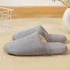 Zapatillas Silenciosas de Algodón y Lino Transpirables para Interiores con Suela Suave, Estilo Japonés, para Pareja, para Todas las Estaciones, para Suelo de Madera en Casa