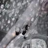 Adesivos de Unha Folha de Ouro Tomoni Quentes e Populares Ultra Finos Sem Costura Preto e Branco Semi-Transparente Adesivos de Decoração Floral